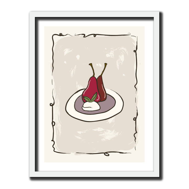 "Poire à la Beaujolaise" - Limited Edition Fine-Art Print